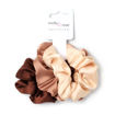 Picture of SCRUNCHIE TONAL BROWN 7CM 3 PACK